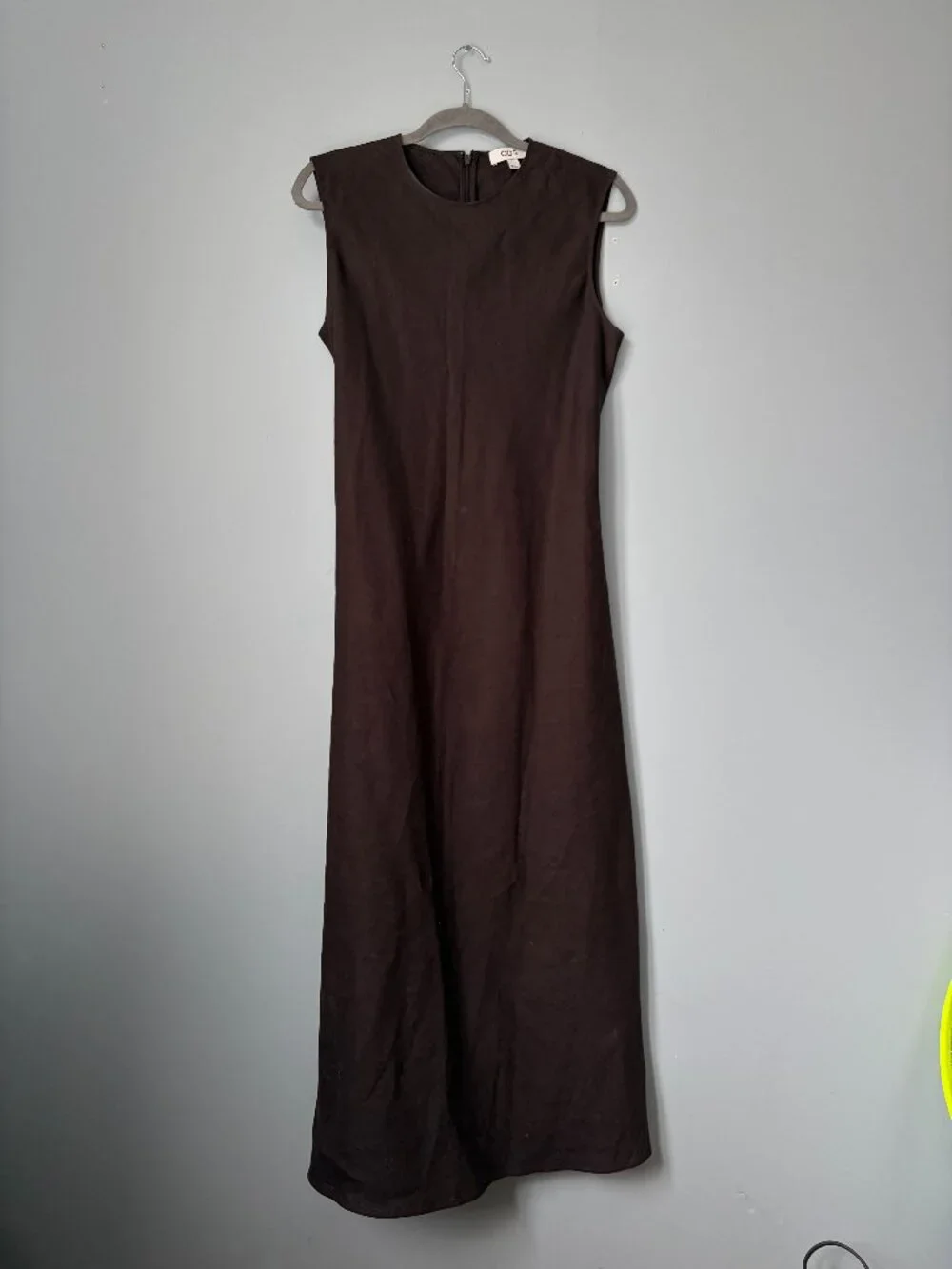 COS Dark Brown Sleeveless Maxi Dress - Picture 2 of 9